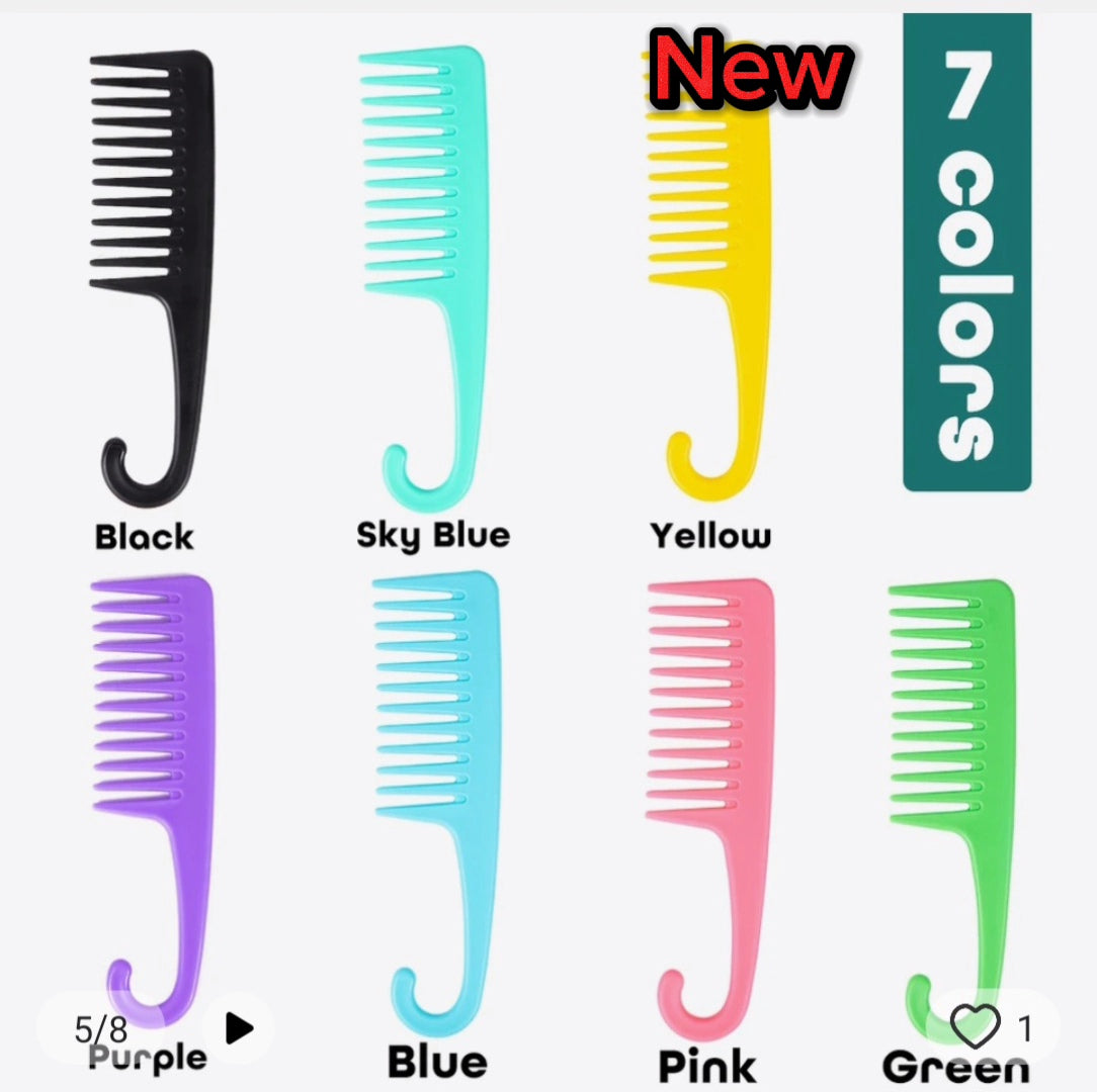 Natural hair detangle comb